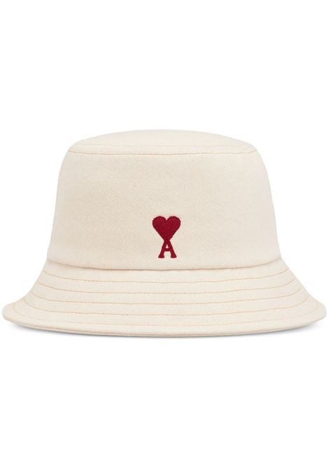 Cappello bucket Ami de Coeur in crema Ami paris - unisex